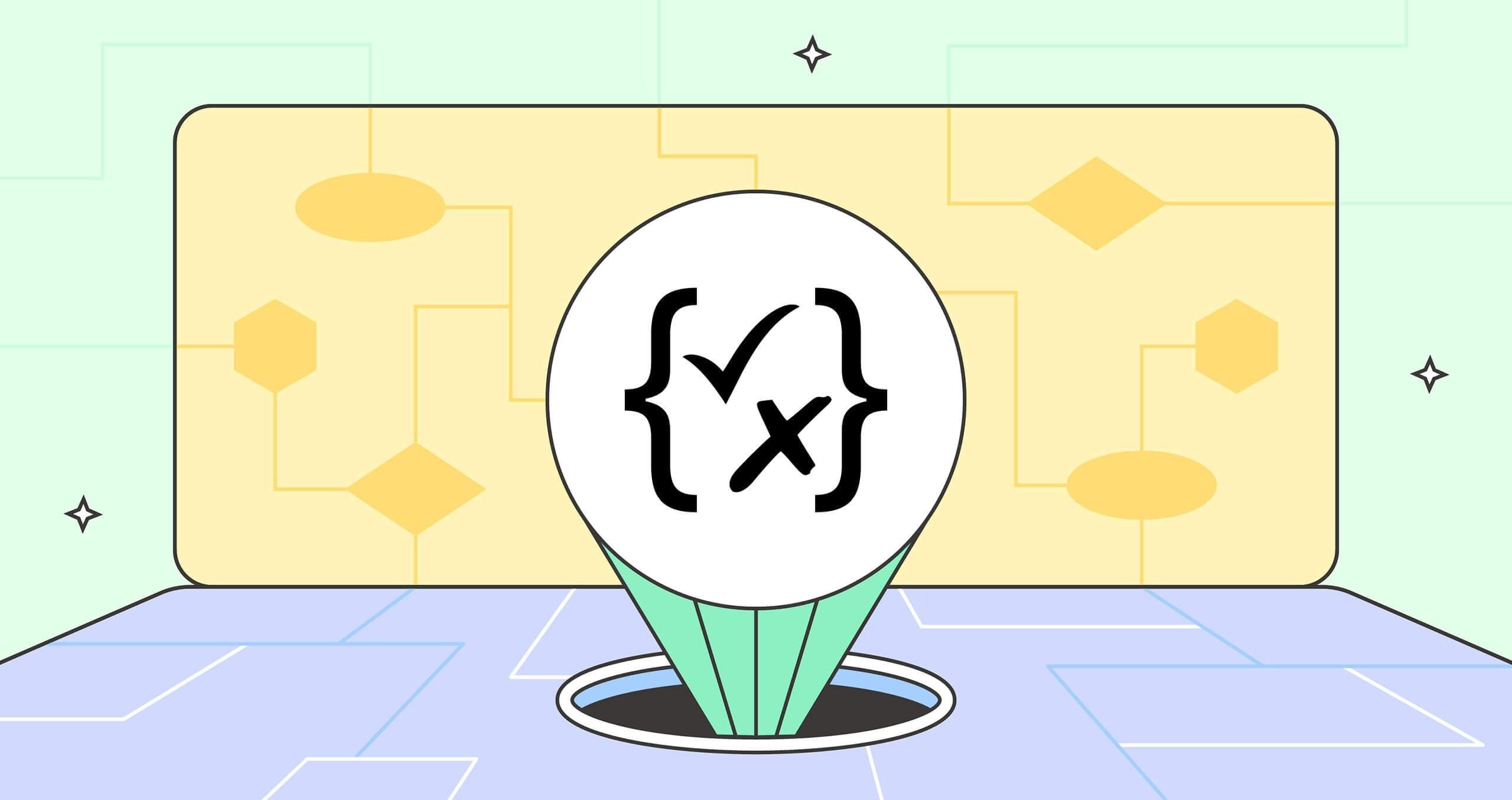JSON to types. Illustration.